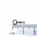 Matt Black Rolling Swivel with Ring Size 12 Matt Black Rolling Swivel with Ring Size 12